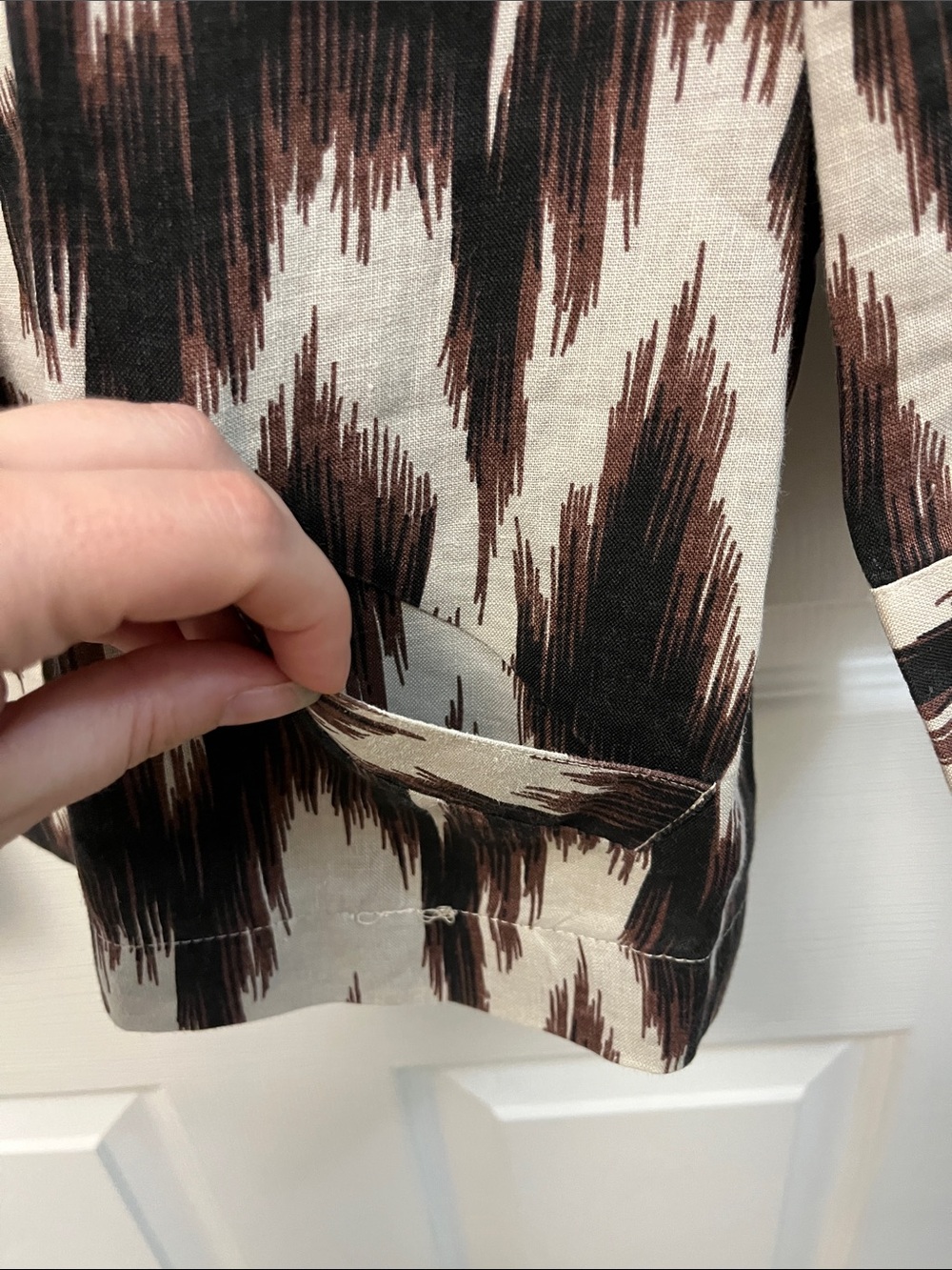 Chico's Ikat-Style Button Jacket - Picture 5 of 9